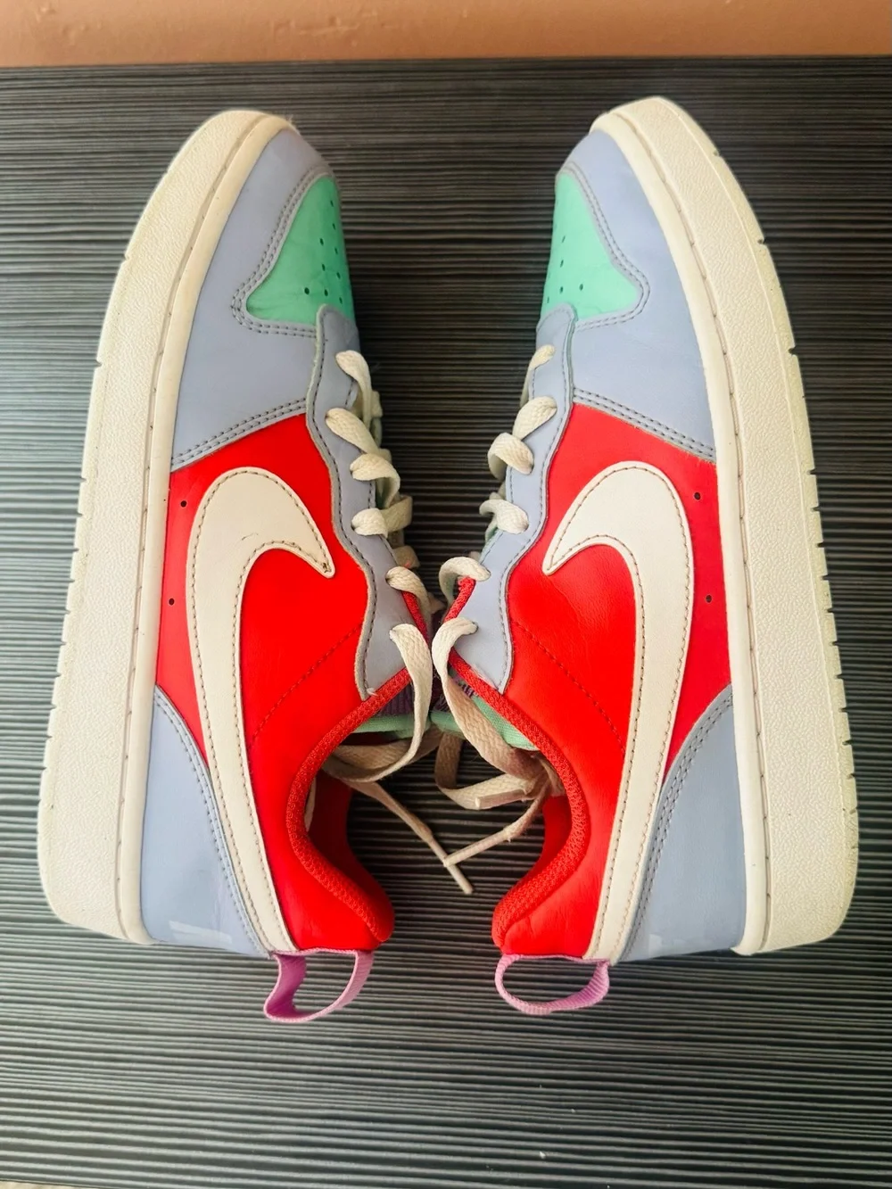 Nike Kids Low-Top Sneakers - Mint, Coral & Lavender